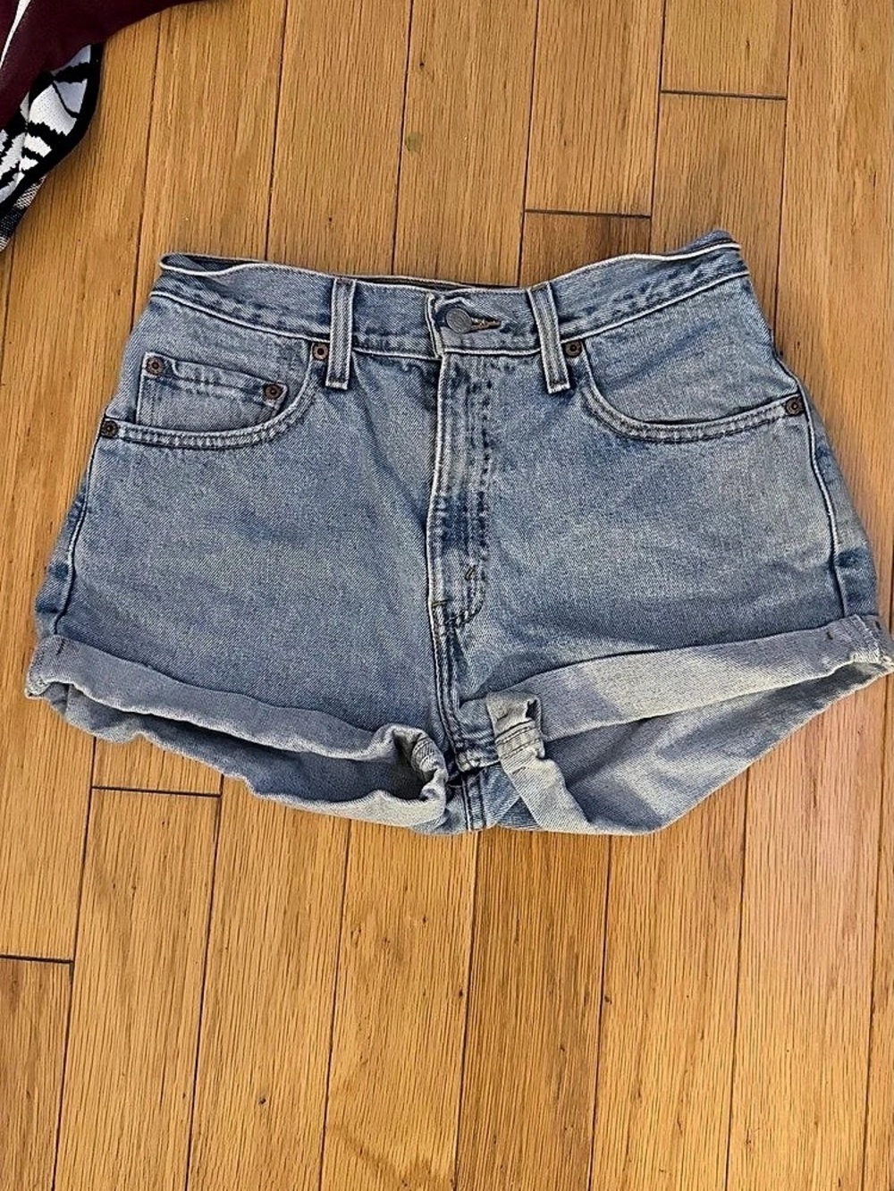 Levi's 505 Regular Fit Denim Shorts in Blue